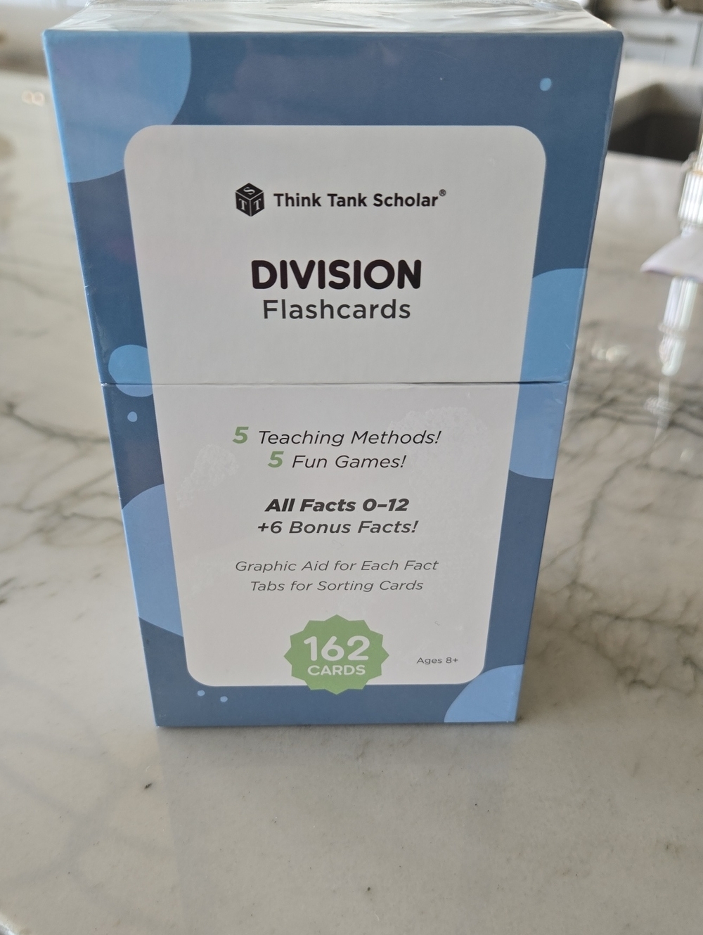 Think Tank Scholar Division Flashcards - Blue Packaging